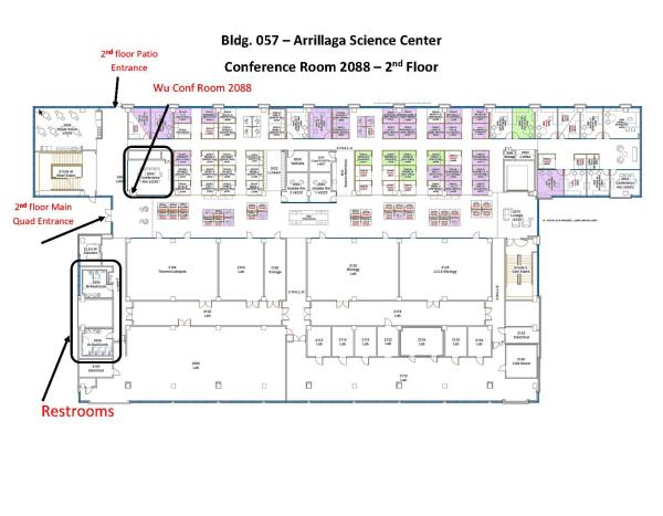 2nd Floor of Bldg. 057 Wu Conference Room